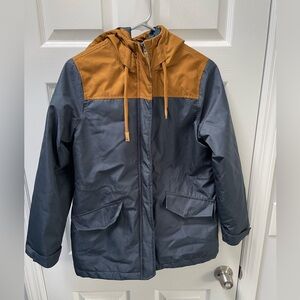 Two-Tone Hooded Jacket - Full-Zip Anorak